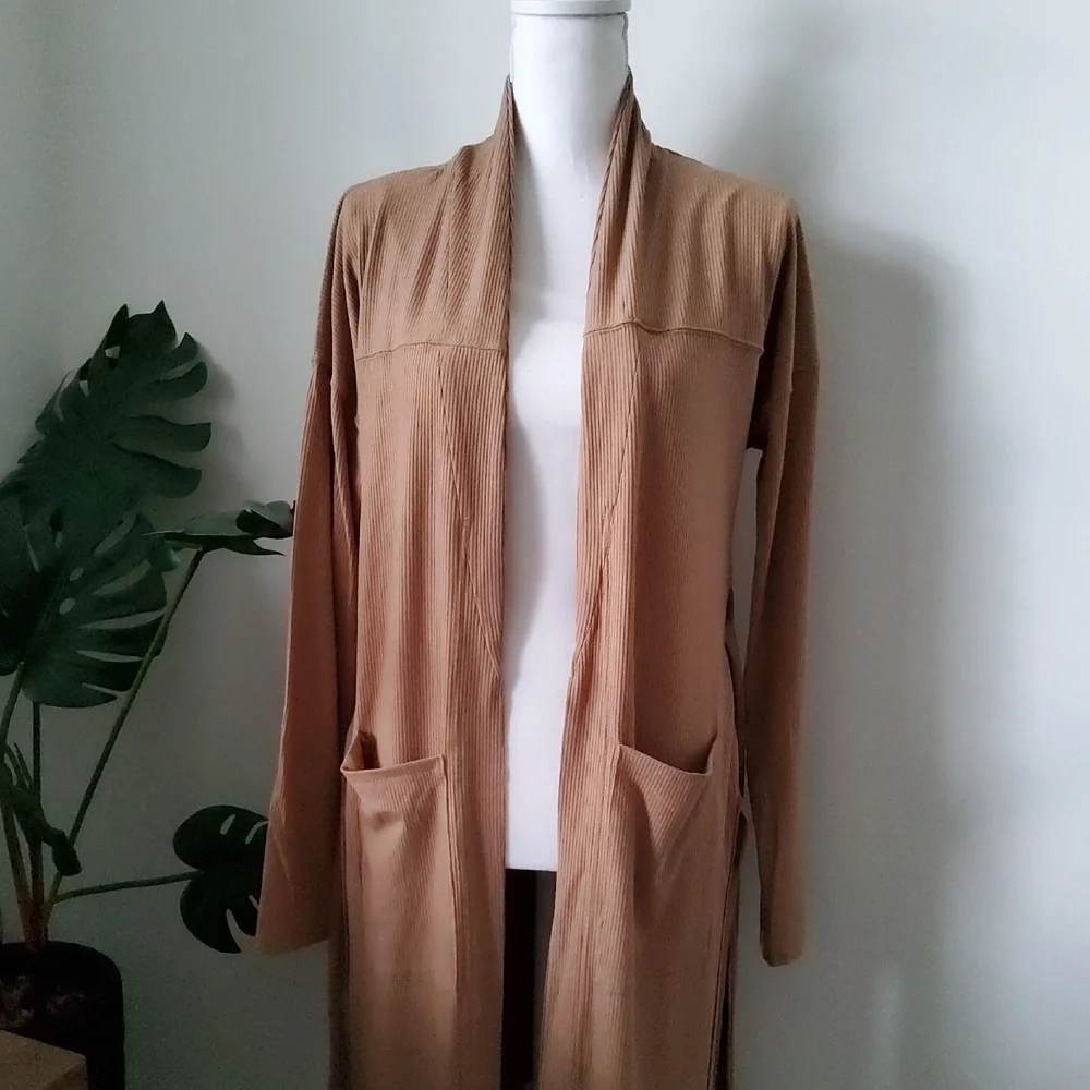 Dance & Marvel Long Ribbed Cardigan